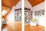Dachgeschoss Bibliothek