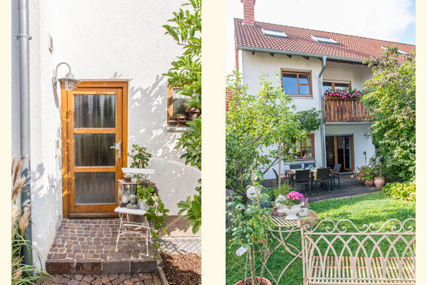 Haus Edenkoben Eingangsbereich Garten Balkon