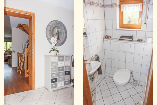 Haus Edenkoben Eingang Gäste WC